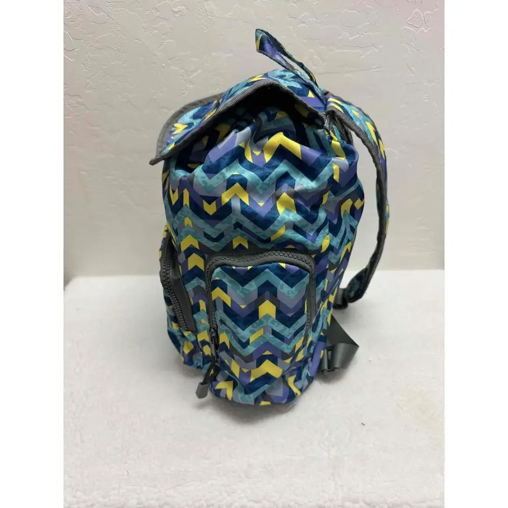 North Bend Multi-Color‎ Chevron Pattern Bucket Backpack